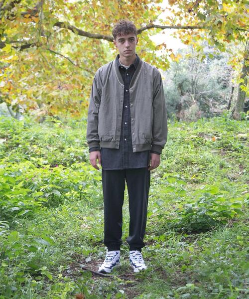 wonderland（ワンダーランド）の「＜wonderland＞ SHIRTS CARDIGAN/カーディガン（カーディガン/ボレロ・メンズ・オリーブ/ホワイト・1/0）」の14枚目の写真