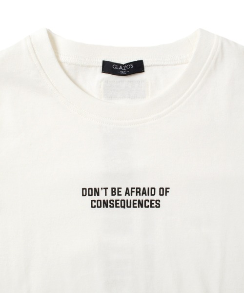 GLAZOS（グラソス）の「天竺・縦ロゴバックプリント半袖Tシャツ（Tシャツ/カットソー・キッズ・ホワイト/ブラック・130cm/140cm/150cm/160cm/170cm）」の11枚目の写真