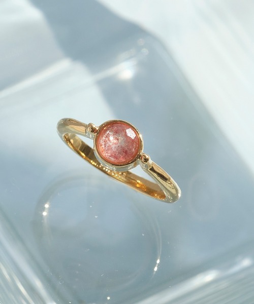 Phoebe（フィービィー）の「ライズストーンアップリング　ピンク/天然石（リング・レディース・パープル/ピンク/グリーン・#11）」の18枚目の写真