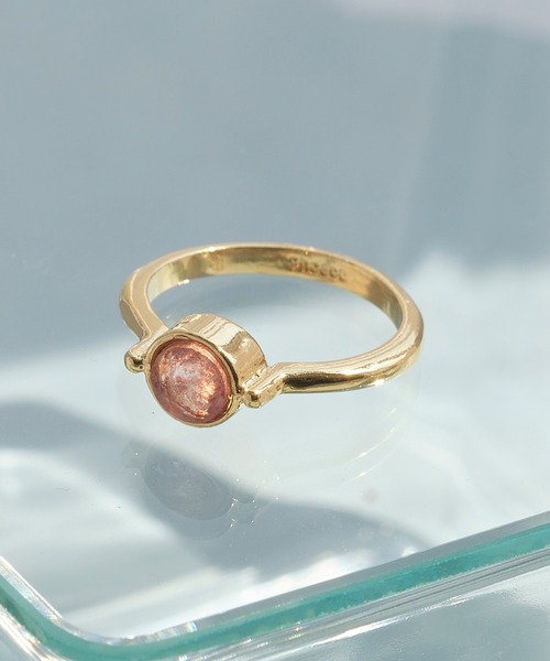 Phoebe（フィービィー）の「ライズストーンアップリング　ピンク/天然石（リング・レディース・パープル/ピンク/グリーン・#11）」の7枚目の写真