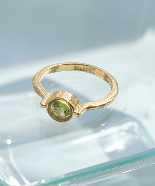 Phoebe（フィービィー）の「ライズストーンアップリング　ピンク/天然石（リング・レディース・パープル/ピンク/グリーン・#11）」の5枚目の写真