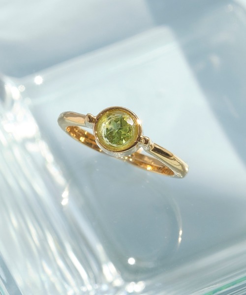 Phoebe（フィービィー）の「ライズストーンアップリング　ピンク/天然石（リング・レディース・パープル/ピンク/グリーン・#11）」の14枚目の写真