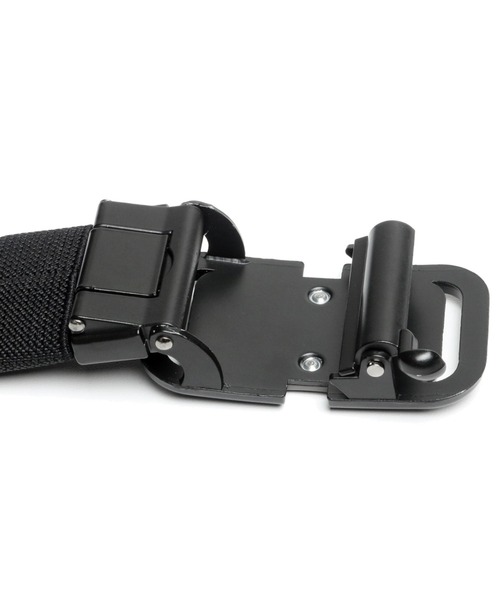 TOKYO SHIRTS（トウキョウシャツ）の「オートロック式 ナイロンベルト（ベルト・メンズ・ブラック・110cm）」の3枚目の写真