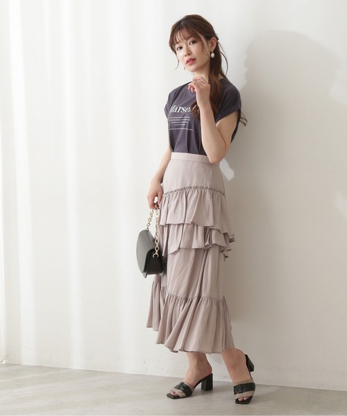 PROPORTION BODY DRESSING（プロポーションボディドレッシング）の「ロゴＴシャツ / 1212160901（Tシャツ/カットソー・レディース・ダークグレー/ホワイト/ホワイト系その他・FREE）」の19枚目の写真