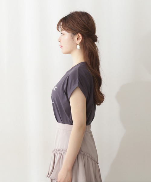 PROPORTION BODY DRESSING（プロポーションボディドレッシング）の「ロゴＴシャツ / 1212160901（Tシャツ/カットソー・レディース・ダークグレー/ホワイト/ホワイト系その他・FREE）」の18枚目の写真