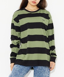 X-girl | STRIPED L/S BIG TEE(Tシャツ/カットソー)