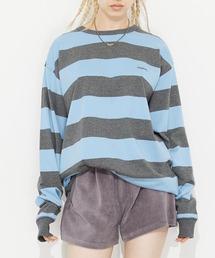 X-girl | STRIPED L/S BIG TEE(Tシャツ/カットソー)