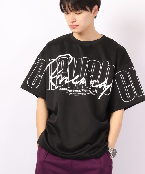 BEAUMERE ストレッチダンボール 半袖ビックストリートTee（T