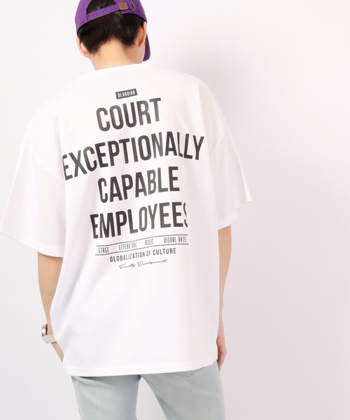 BEAUMERE ストレッチダンボール 半袖ビックストリートTee（T