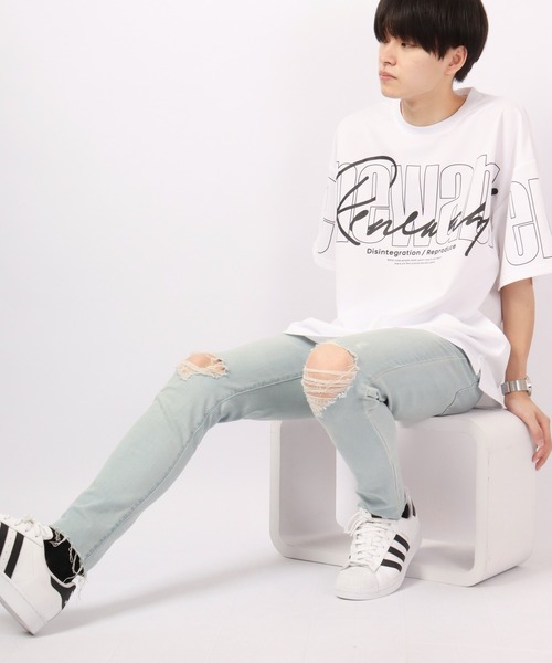 FUNALIVE(ファンアライブ)の「BEAUMERE ストレッチダンボール 半袖ビックストリートTee(Tシャツ/カットソー・メンズ・A/B/C/D/E/F・LL/M/L)」の8枚目の写真
