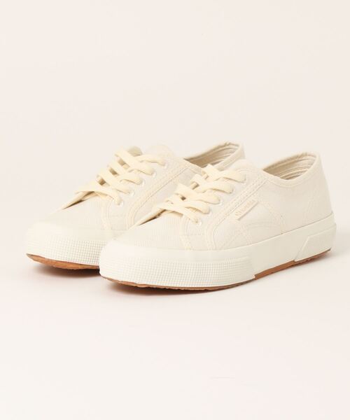 SUPERGA（スペルガ）の「《SUPERGA》2750-ORGANICCANVAS NAT DY（スニーカー・レディース・パープル系その他/ベージュ・37/38/39/36）」の2枚目の写真