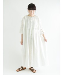 Samansa Mos2 | 袖口レースワンピース(ワンピース)