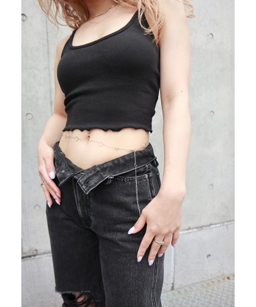 FIG&VIPER(フィグアンドバイパー)の「ハートボディーチェーン(ネックレス・レディース・シルバー/ゴールド・FREE)」の9枚目の写真