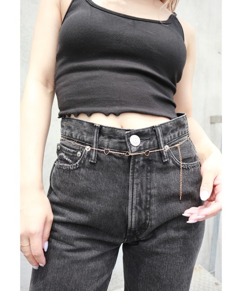 FIG&VIPER(フィグアンドバイパー)の「ハートボディーチェーン(ネックレス・レディース・シルバー/ゴールド・FREE)」の4枚目の写真