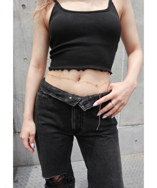 FIG&VIPER(フィグアンドバイパー)の「ハートボディーチェーン(ネックレス・レディース・シルバー/ゴールド・FREE)」の8枚目の写真