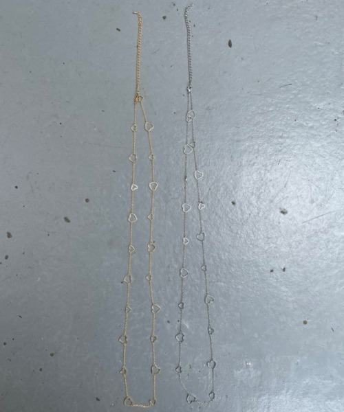 FIG&VIPER(フィグアンドバイパー)の「ハートボディーチェーン(ネックレス・レディース・シルバー/ゴールド・FREE)」の13枚目の写真