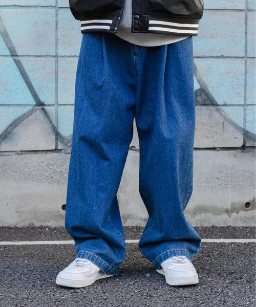 WEGO（ウィゴー）の「WEGO/【セットアップ対応商品】スケーターパンツ（チノパンツ・メンズ・ナチュラル/ダークグリーン/インディゴブルー/ブラック/ライトインディゴブルー・LARGE/SMALL/MEDIUM）」の4枚目の写真