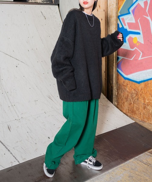 WEGO（ウィゴー）の「WEGO/【セットアップ対応商品】スケーターパンツ（チノパンツ・メンズ・ナチュラル/ダークグリーン/インディゴブルー/ブラック/ライトインディゴブルー・LARGE/SMALL/MEDIUM）」の13枚目の写真