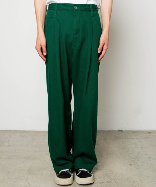 WEGO（ウィゴー）の「WEGO/【セットアップ対応商品】スケーターパンツ（チノパンツ・メンズ・ナチュラル/ダークグリーン/インディゴブルー/ブラック/ライトインディゴブルー・LARGE/SMALL/MEDIUM）」の6枚目の写真