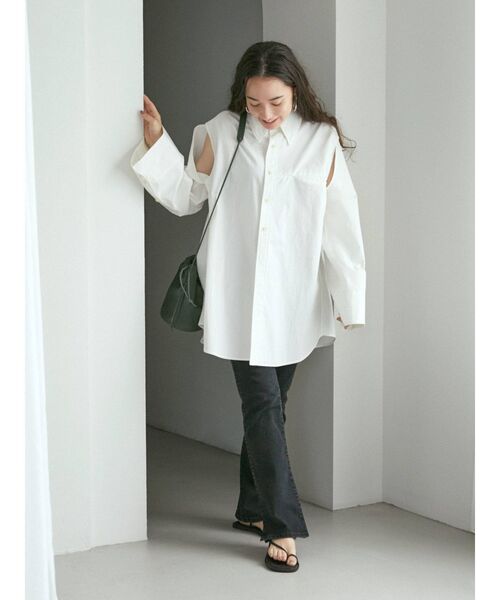 Ungrid（アングリッド）の「ストレッチフレアデニム（デニムパンツ・レディース・ブラック/ブルー・24inch/25inch/26inch）」の20枚目の写真