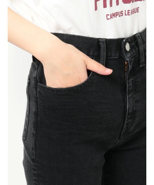 Ungrid（アングリッド）の「ストレッチフレアデニム（デニムパンツ・レディース・ブラック/ブルー・24inch/25inch/26inch）」の6枚目の写真