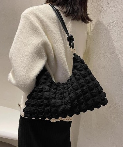 Mela（メラ）の「Popcorn bag（ハンドバッグ・レディース・ホワイト/ブラック・FREE）」の15枚目の写真