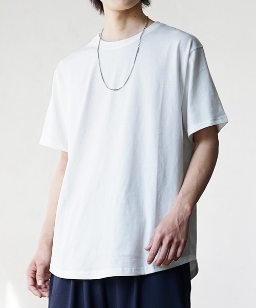 MinoriTY】プレミアムコットンボックスシルエット半袖Tシャツ メンズ