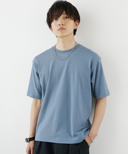 MinoriTY】プレミアムコットンボックスシルエット半袖Tシャツ メンズ