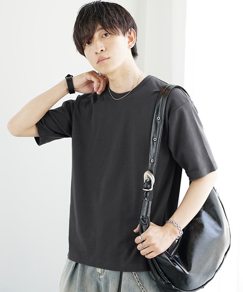 セール】【MinoriTY】プレミアムコットンボックスシルエット半袖T