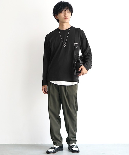 MinoriTY】プレミアムコットンボックスシルエット半袖Tシャツ メンズ