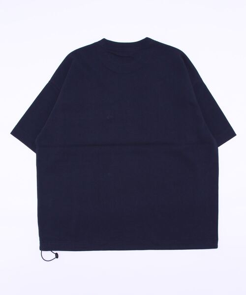PARROTT CANVAS（パロットキャンバス）の「PARROTT CANVAS/パロットキャンバス　Xtra Heavy Zip Pocket Tee【GSC別注】（Tシャツ/カットソー・メンズ・ネイビー/ナチュラル・MEDIUM/LARGE/X-LARGE）」の4枚目の写真