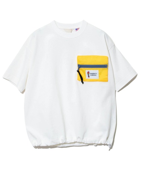 PARROTT CANVAS（パロットキャンバス）の「PARROTT CANVAS/パロットキャンバス　Xtra Heavy Zip Pocket Tee【GSC別注】（Tシャツ/カットソー・メンズ・ネイビー/ナチュラル・MEDIUM/LARGE/X-LARGE）」の12枚目の写真