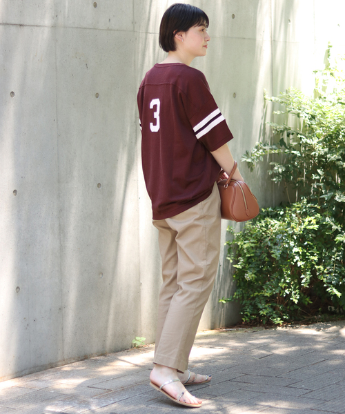 JOURNAL STANDARD relume(ジャーナルスタンダード レリューム)の「【MASON/メイソン】FOOTBALL S/S TEE:カットソー(Tシャツ/カットソー・レディース・ネイビー/ボルドー・FREE)」の19枚目の写真