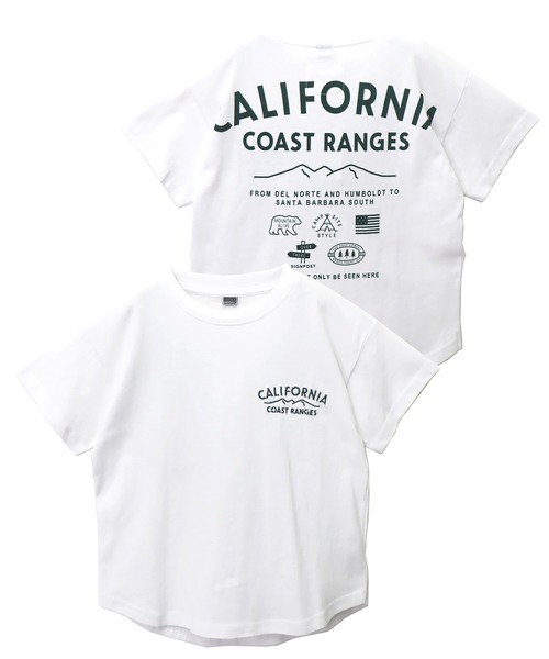 UNDERWRAPS(アンダーラップス)の「フロント刺繍BIGTシャツ(M3)(Tシャツ/カットソー・キッズ・ホワイト/ブラック/グリーン・120/130/140/150/160)」の1枚目の写真