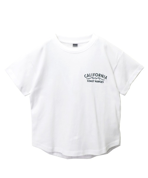 UNDERWRAPS(アンダーラップス)の「フロント刺繍BIGTシャツ(M3)(Tシャツ/カットソー・キッズ・ホワイト/ブラック/グリーン・120/130/140/150/160)」の4枚目の写真