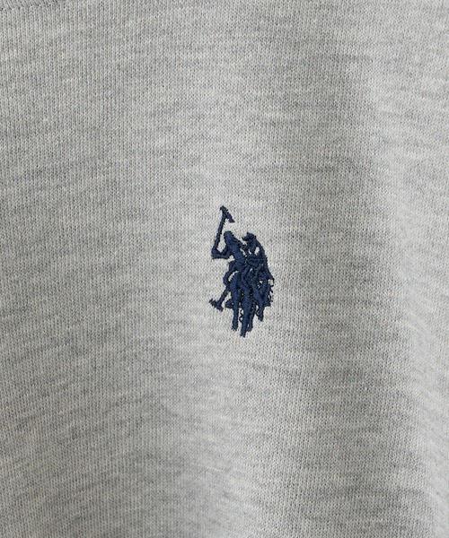 U.S. POLO ASSN.（ユーエスポロアッスン）の「【KIDS】【U.S. POLO ASSN/ユーエスポロアッスン】ワンポイント刺繍クルーネックスウェット（スウェット・キッズ・ネイビー/グレー・100/150/140/120）」の5枚目の写真