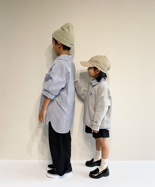 U.S. POLO ASSN.（ユーエスポロアッスン）の「【KIDS】【U.S. POLO ASSN/ユーエスポロアッスン】ワンポイント刺繍クルーネックスウェット（スウェット・キッズ・ネイビー/グレー・100/150/140/120）」の12枚目の写真