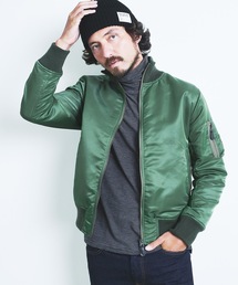 Magine | NYLON THINSULATE STAND RIB MA-1 JKT:ナイロン シンサレート スタンドリブ MA-1 22AW(MA-1)