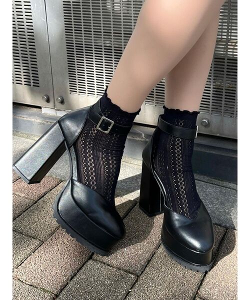 EATME(イートミー)の「ベルテッドパンプス(パンプス・レディース・ブラック/バーガンディー/その他1・S/M/L)」の2枚目の写真