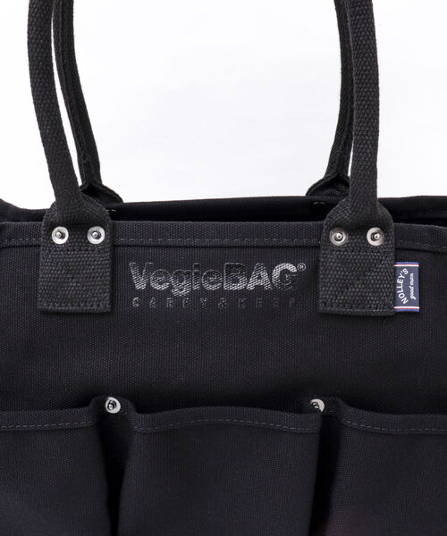 VegieBAG（ベジバッグ）の「【VegieBAG/ベジバッグ】別注FLAP TOTE LARGE 厚手キャンバス 16oz 肩掛け（トートバッグ・メンズ・ブラック・FREE）」の4枚目の写真