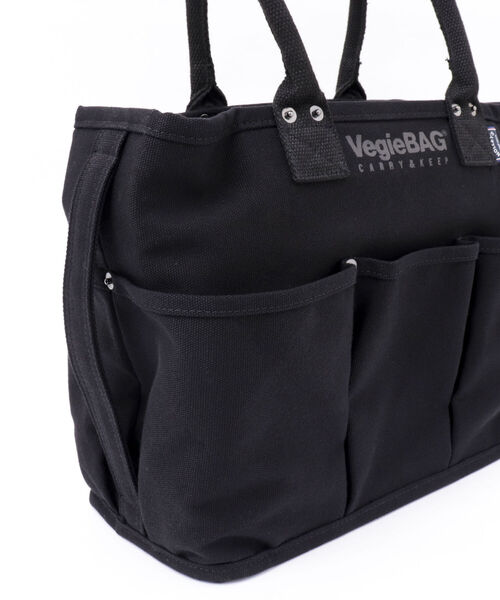 VegieBAG（ベジバッグ）の「【VegieBAG/ベジバッグ】別注FLAP TOTE LARGE 厚手キャンバス 16oz 肩掛け（トートバッグ・メンズ・ブラック・FREE）」の5枚目の写真