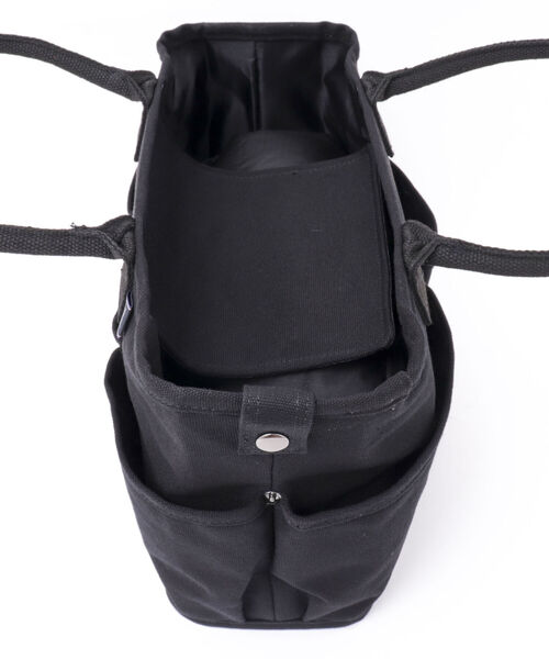 VegieBAG（ベジバッグ）の「【VegieBAG/ベジバッグ】別注FLAP TOTE LARGE 厚手キャンバス 16oz 肩掛け（トートバッグ・メンズ・ブラック・FREE）」の8枚目の写真