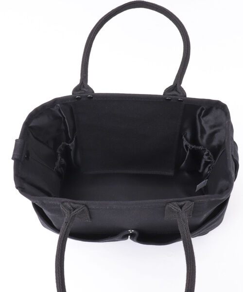 VegieBAG（ベジバッグ）の「【VegieBAG/ベジバッグ】別注FLAP TOTE LARGE 厚手キャンバス 16oz 肩掛け（トートバッグ・メンズ・ブラック・FREE）」の9枚目の写真