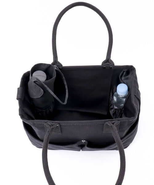 VegieBAG（ベジバッグ）の「【VegieBAG/ベジバッグ】別注FLAP TOTE LARGE 厚手キャンバス 16oz 肩掛け（トートバッグ・メンズ・ブラック・FREE）」の10枚目の写真