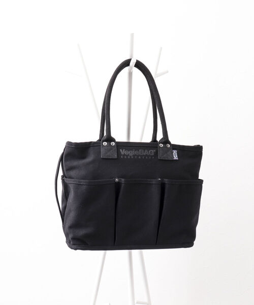 VegieBAG（ベジバッグ）の「【VegieBAG/ベジバッグ】別注FLAP TOTE LARGE 厚手キャンバス 16oz 肩掛け（トートバッグ・メンズ・ブラック・FREE）」の16枚目の写真