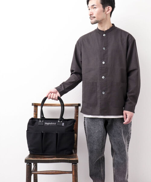 VegieBAG（ベジバッグ）の「【VegieBAG/ベジバッグ】別注FLAP TOTE LARGE 厚手キャンバス 16oz 肩掛け（トートバッグ・メンズ・ブラック・FREE）」の18枚目の写真