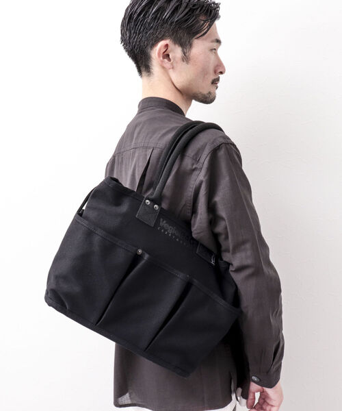 VegieBAG（ベジバッグ）の「【VegieBAG/ベジバッグ】別注FLAP TOTE LARGE 厚手キャンバス 16oz 肩掛け（トートバッグ・メンズ・ブラック・FREE）」の21枚目の写真