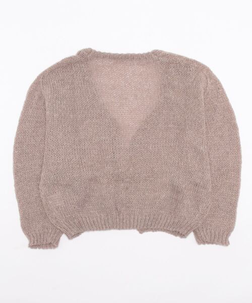 flower（フラワー）の「メランジニットカーディガン（カーディガン/ボレロ・レディース・ベージュ/アイボリー・FREE）」の3枚目の写真