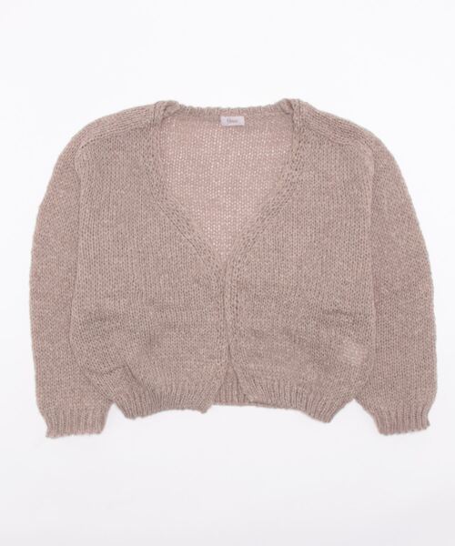flower（フラワー）の「メランジニットカーディガン（カーディガン/ボレロ・レディース・ベージュ/アイボリー・FREE）」の5枚目の写真