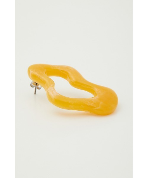 AZUL by moussy（アズールバイマウジー）の「ASYMMETRY ACRYL PIERCINGS/アシンメトリーアクリルピアス（ピアス（両耳用）・レディース・ブラウン/ターコイズブルー/イエロー・FREE）」の7枚目の写真